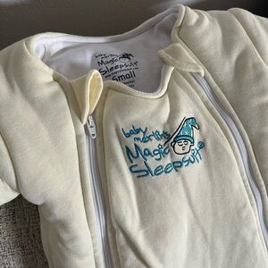 Baby Merlin's Magic Sleepsuit - Cream